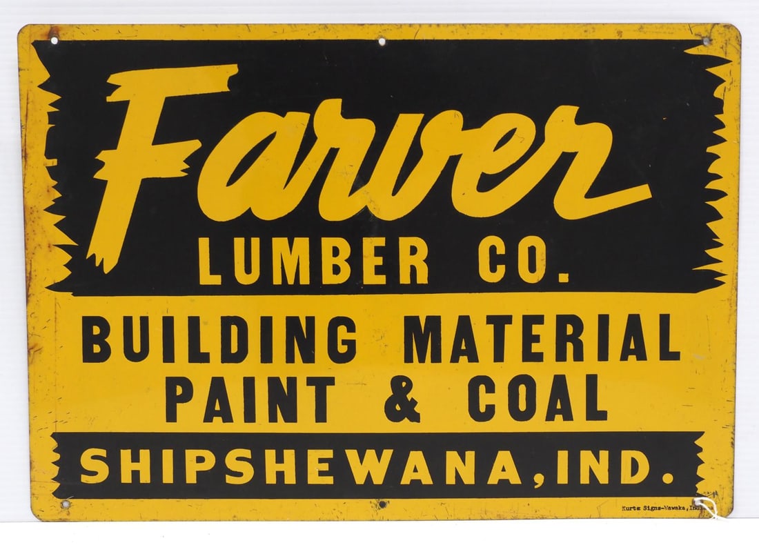 Farver Lumber Co. sign (1 of 2)