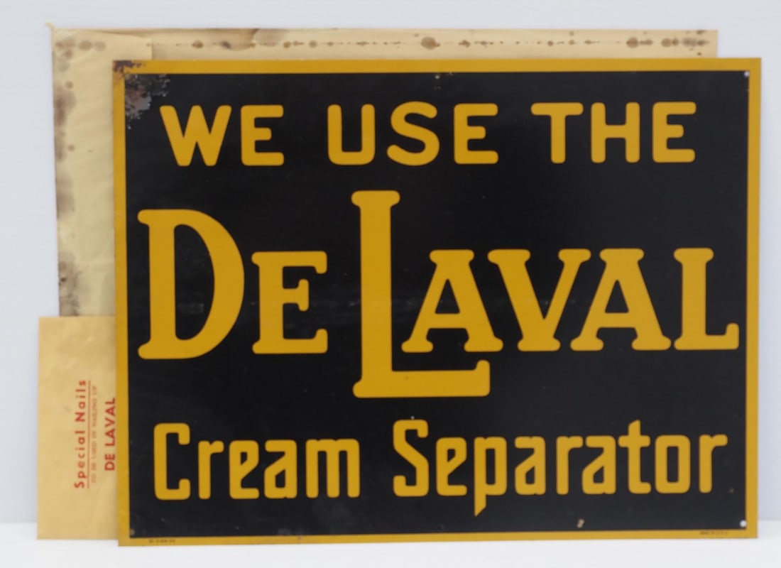 DeLaval Cream Separator sign (1 of 2)