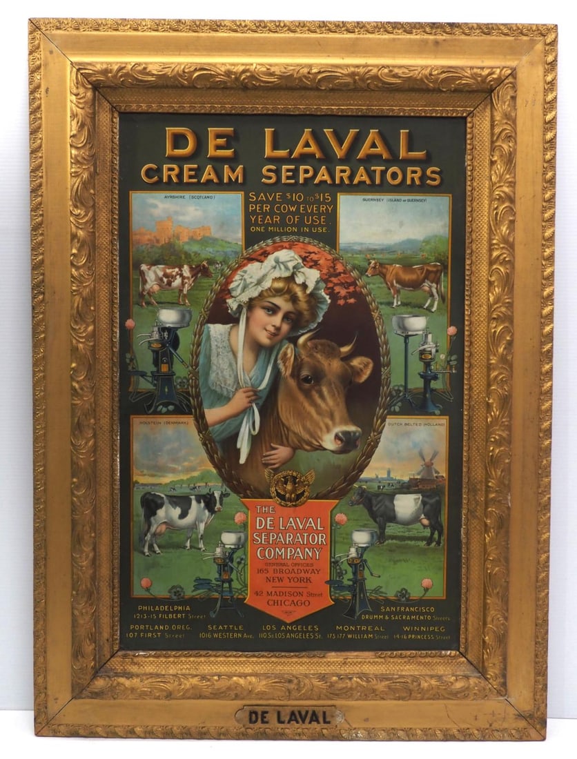 DeLaval Cream Separators sign in green (1 of 4)