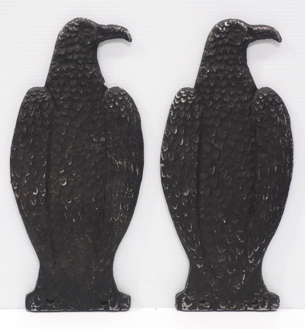 (2) Cast aluminum eagle windmill weights - 2