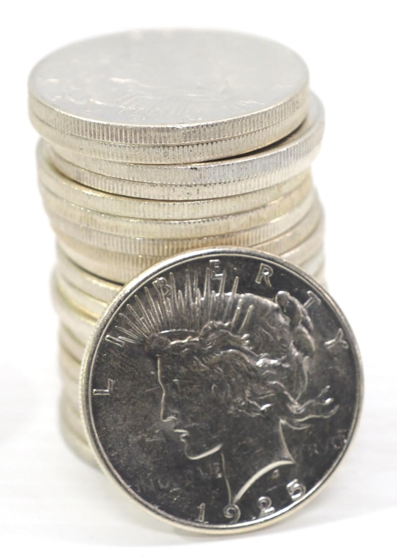 (20) Silver Peace dollars: (20) Silver Peace dollars - sells as 1 money!