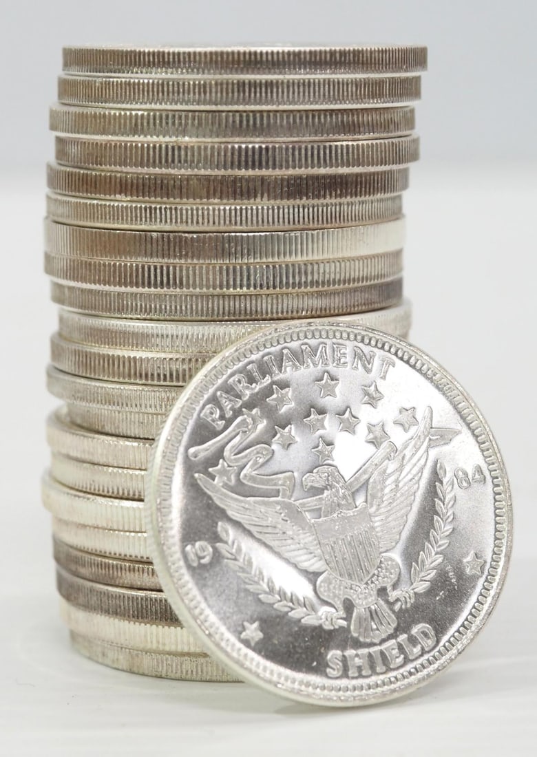 (22) 1 oz. silver rounds (1 of 5)