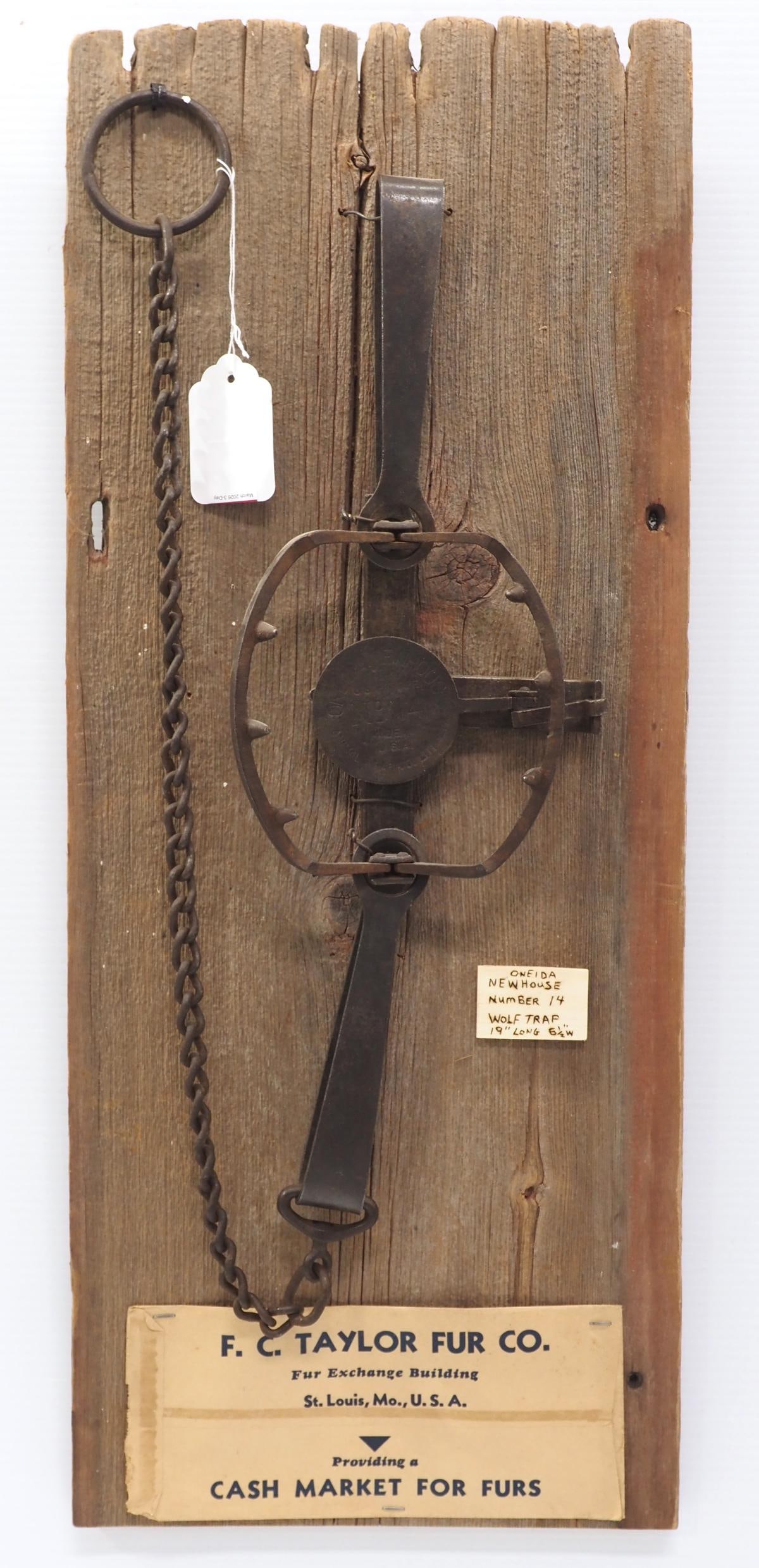 Oneida Newhouse No.14 wolf trap (1 of 2)