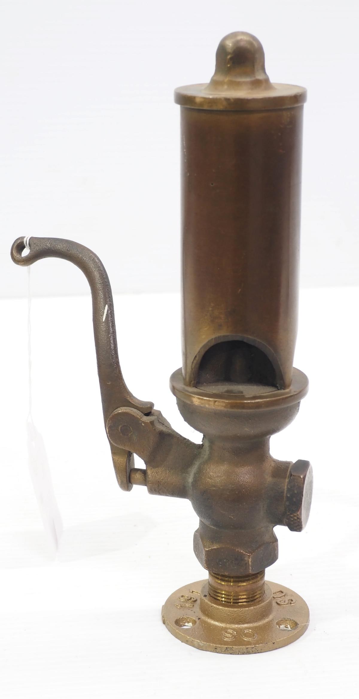 3-chime brass steam whistle (1 of 2)