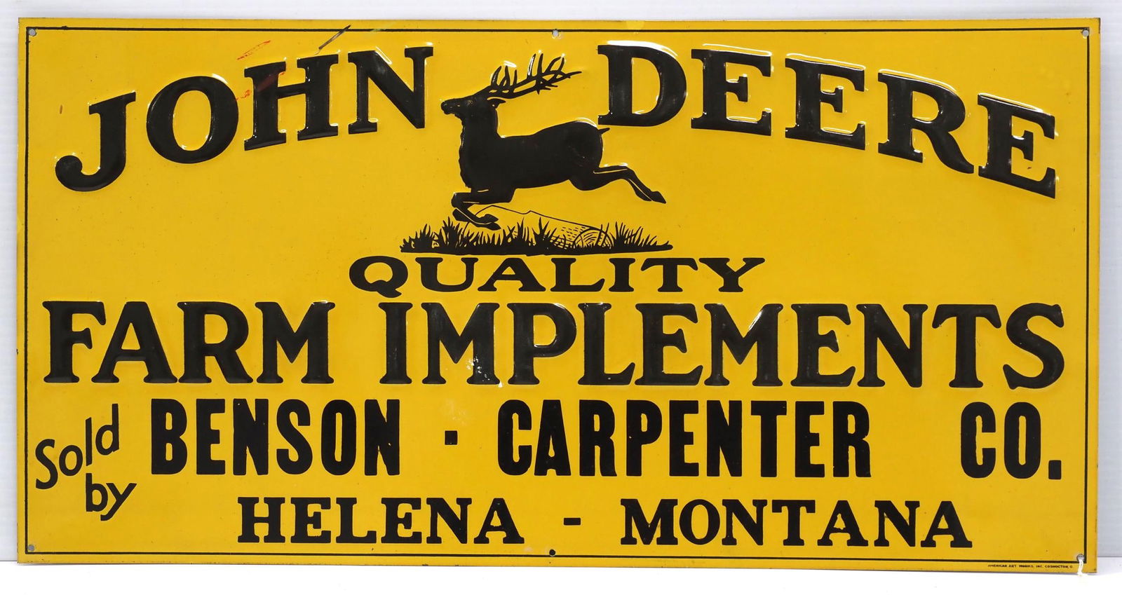 John Deere Farm Implements dealer sign (1 of 3)