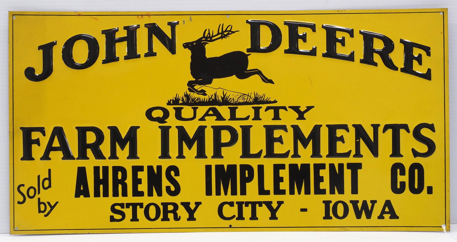 John Deere Farm Implements dealer sign (1 of 2)