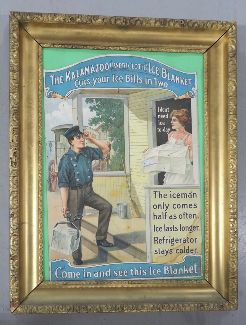 Kalamazoo Ice Blanket cardboard sign (1 of 4)