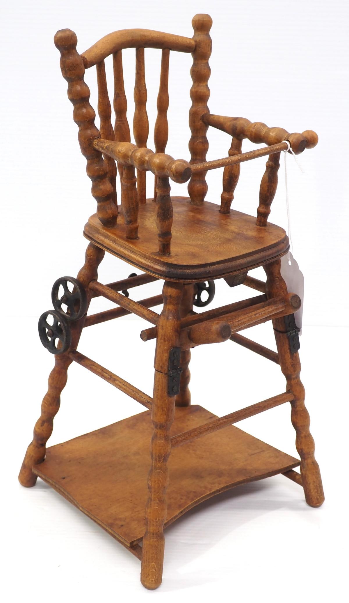 Salesman sample child's convertible high chair (1 of 3)