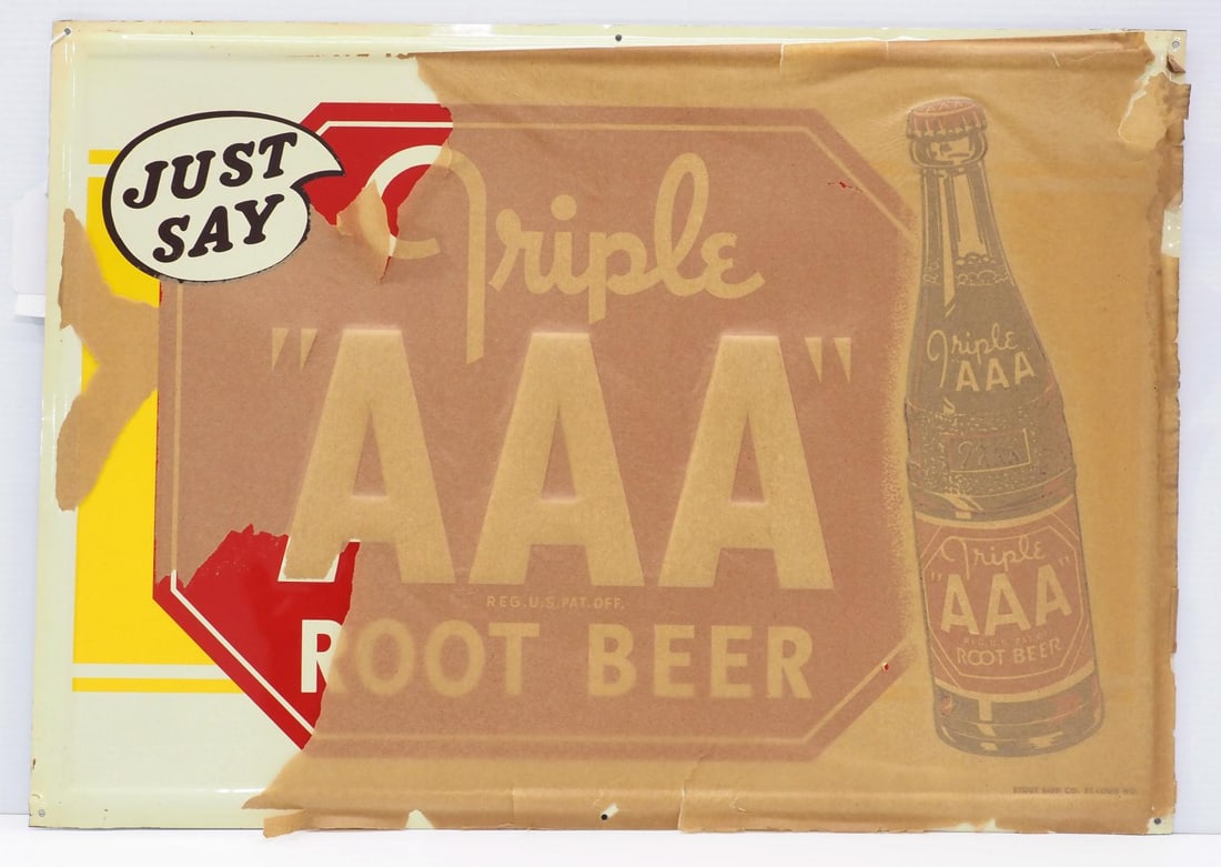 Triple AAA Root Beer sign (1 of 2)