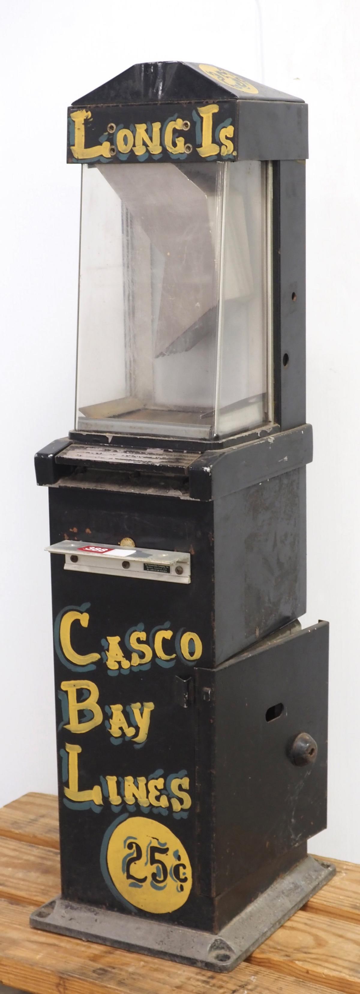 Casco Bay Lines 25-cent trolley fare stand (1 of 4)