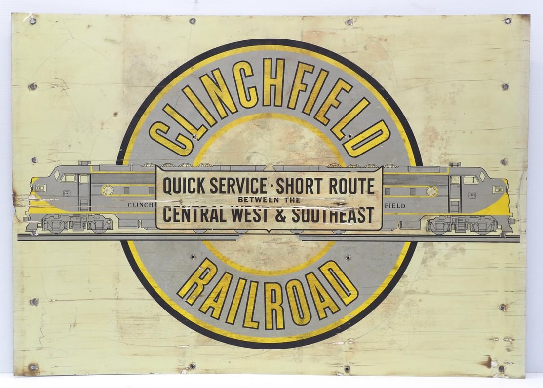 Clinchfield Railroad sign (1 of 4)