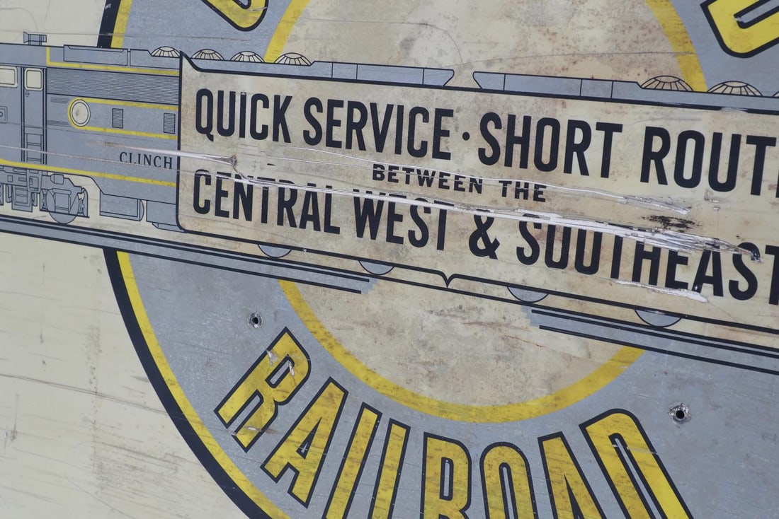 Clinchfield Railroad sign - 2