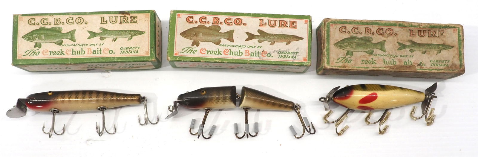 (3) CCB Co. lures with correct boxes (1 of 4)