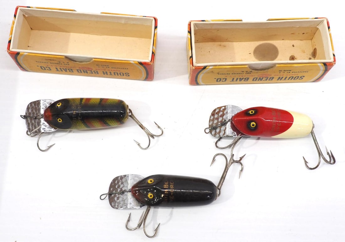 (3) South Bend Dive Oreno lures (1 of 2)
