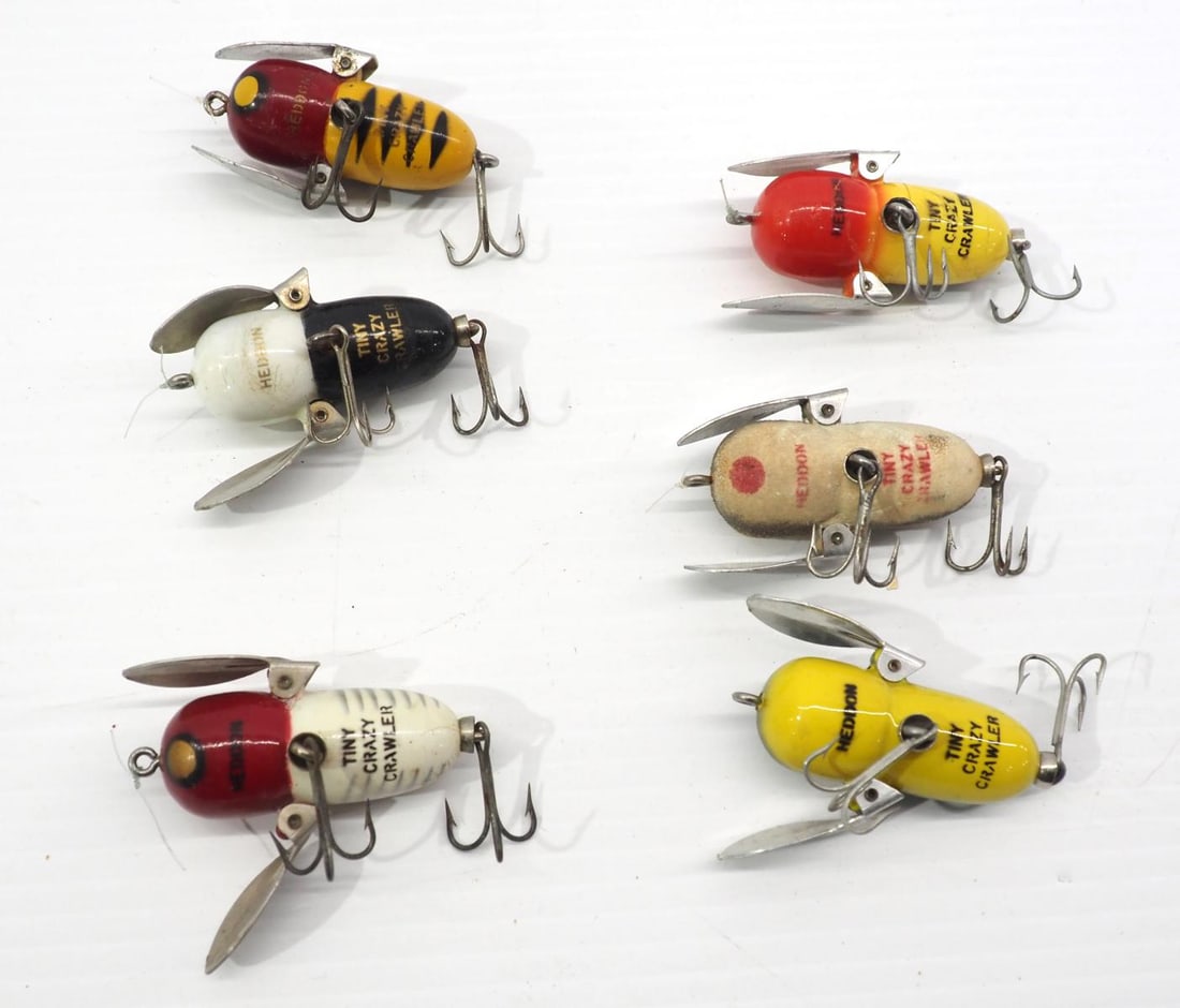 (6) Heddon Tiny Crazy Crawlers - 2