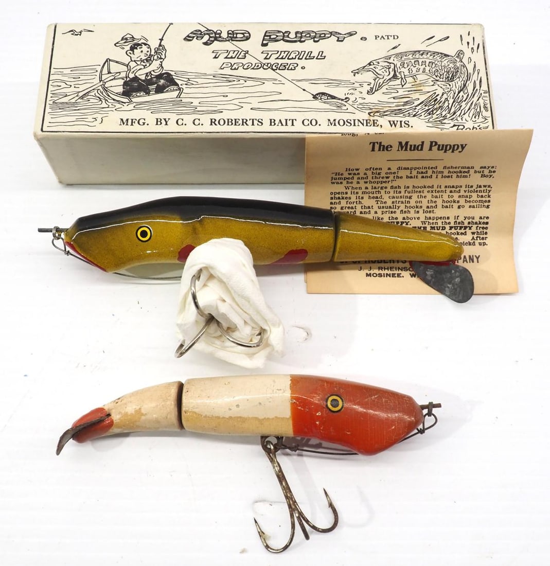 (2) CC Roberts Mud Puppy lures (1 of 2)
