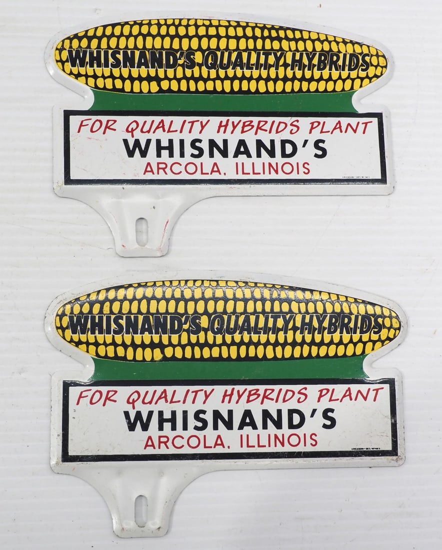 (2) Whisnand's Hybrids license plate toppers (1 of 2)