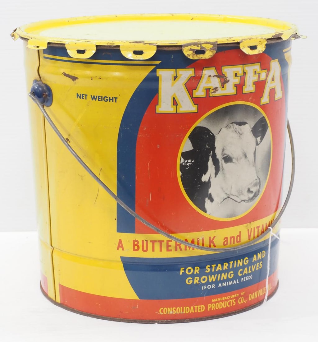 25-lb Kaff-A metal pail with lid (1 of 2)