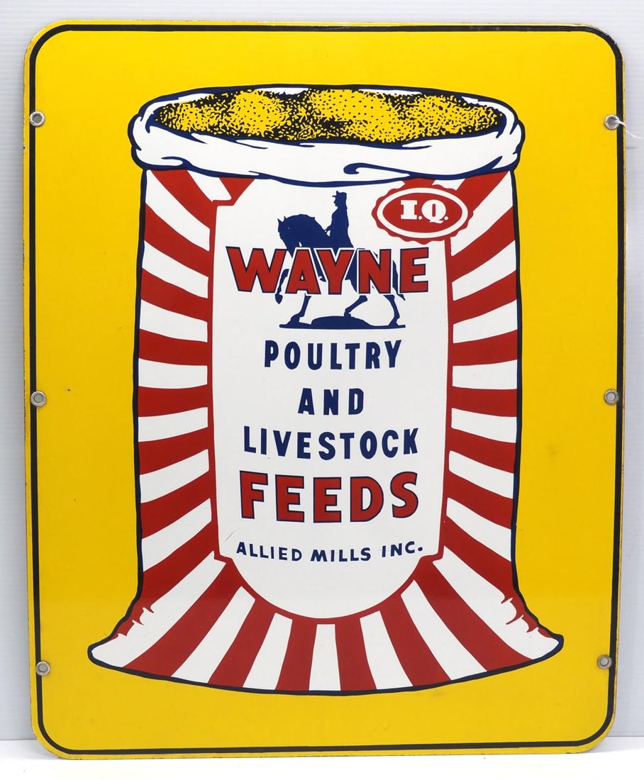 Wayne Poultry and Livestock Feeds sign (1 of 2)