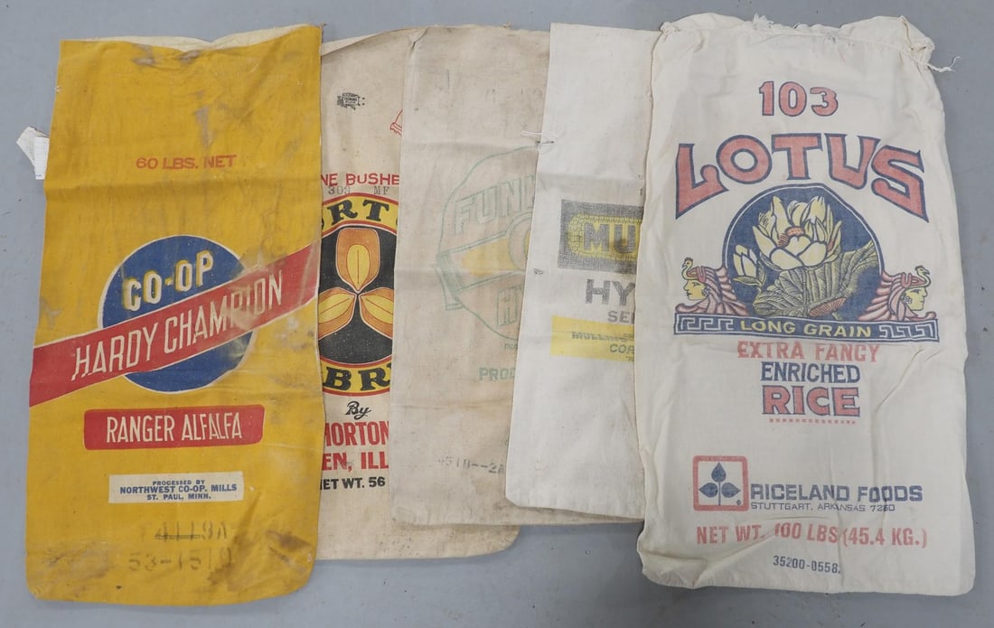 (5) Cloth seed bags with colorful graphics (1 of 1)