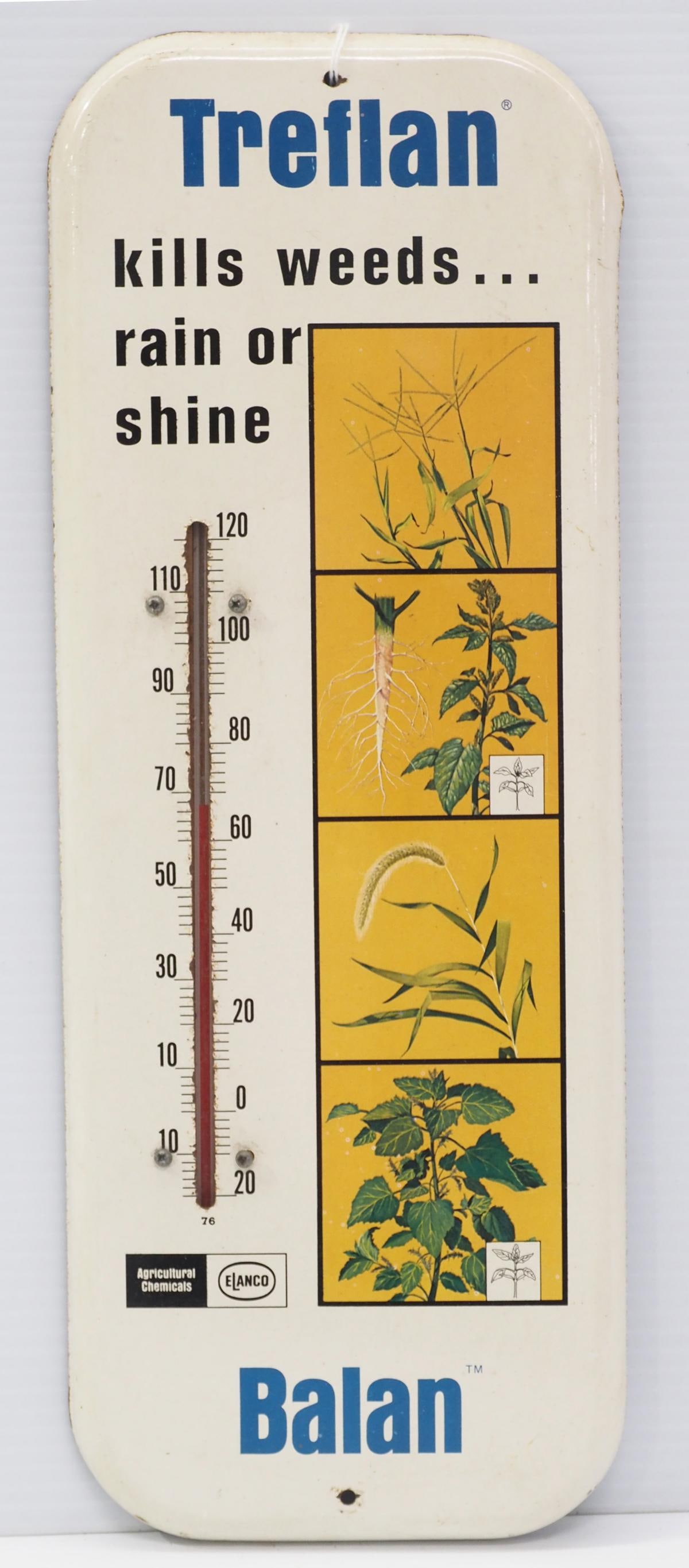 Treflan Balan advertising thermometer (1 of 2)