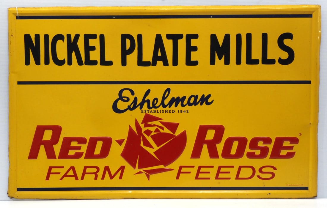 Eshelman's Red Rose Feeds dealer sign (1 of 3)