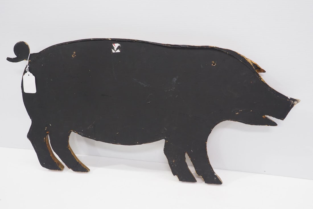 Pig-shaped butcher trade sign - 3