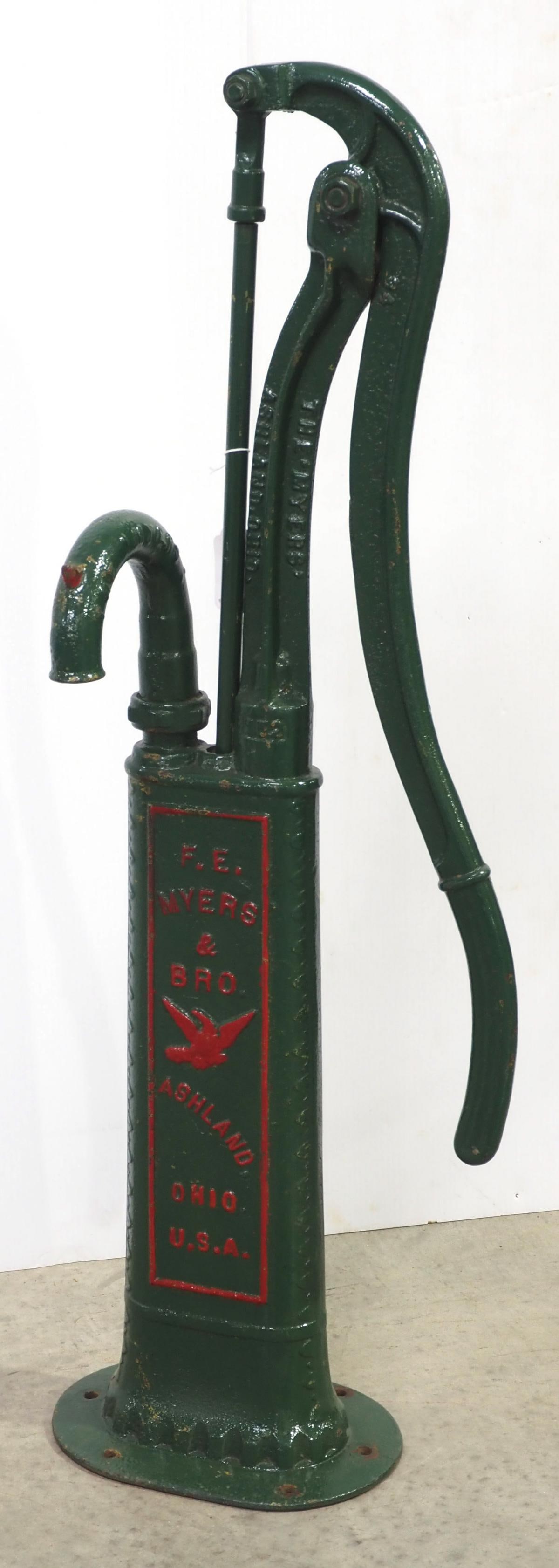 F.E. Myers cast iron hand water pump (1 of 2)