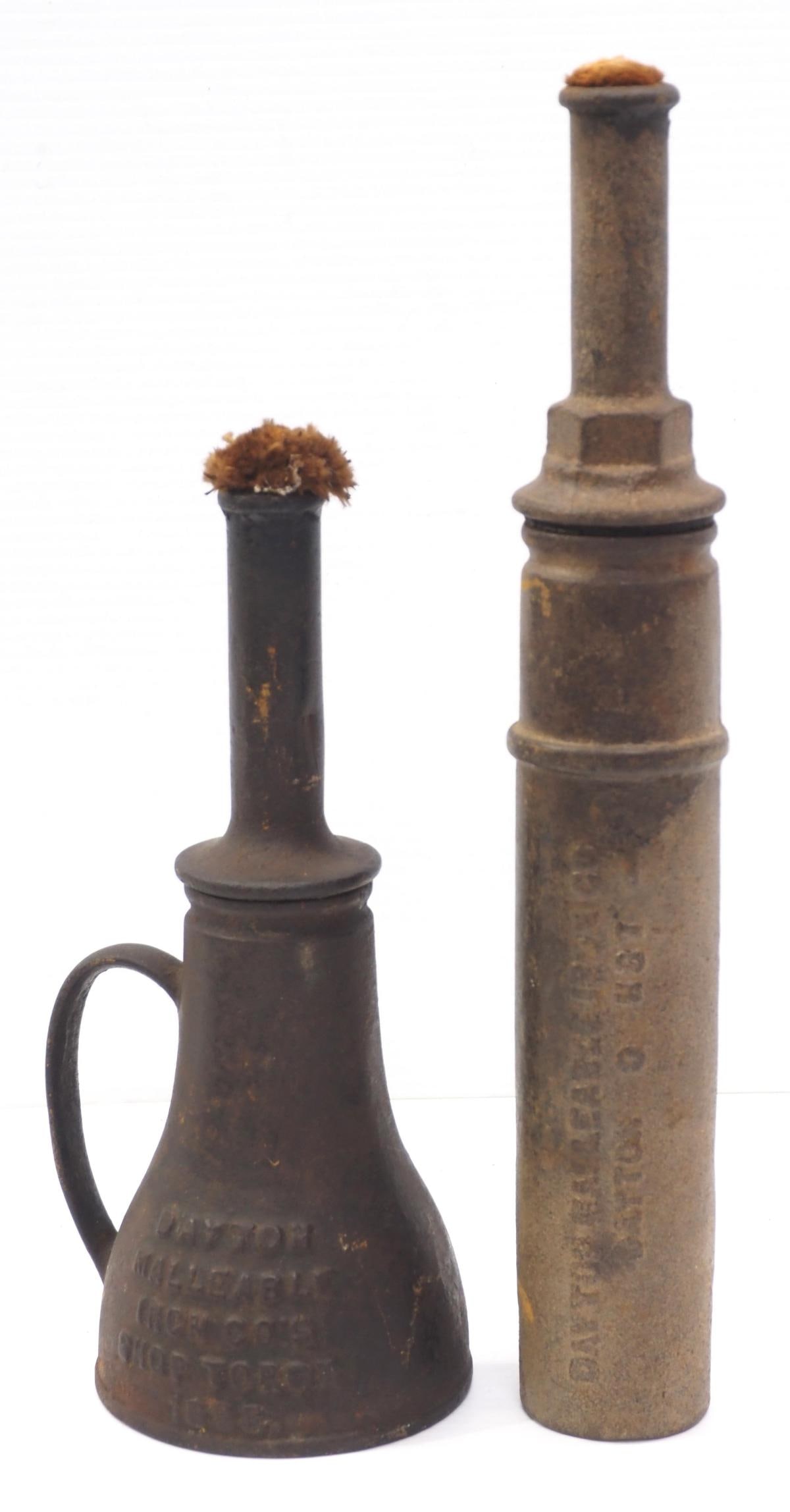 (2) Early Dayton Malleable Iron Co. torches (1 of 2)