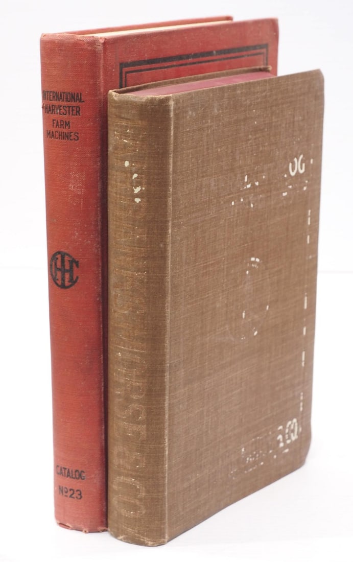 (2) Hard cover books: (2) Hard cover books: 1908 Fairbanks Morse General Catalogue No.60 / International Harvester McCormick-Deering Line General Catalog No.23
