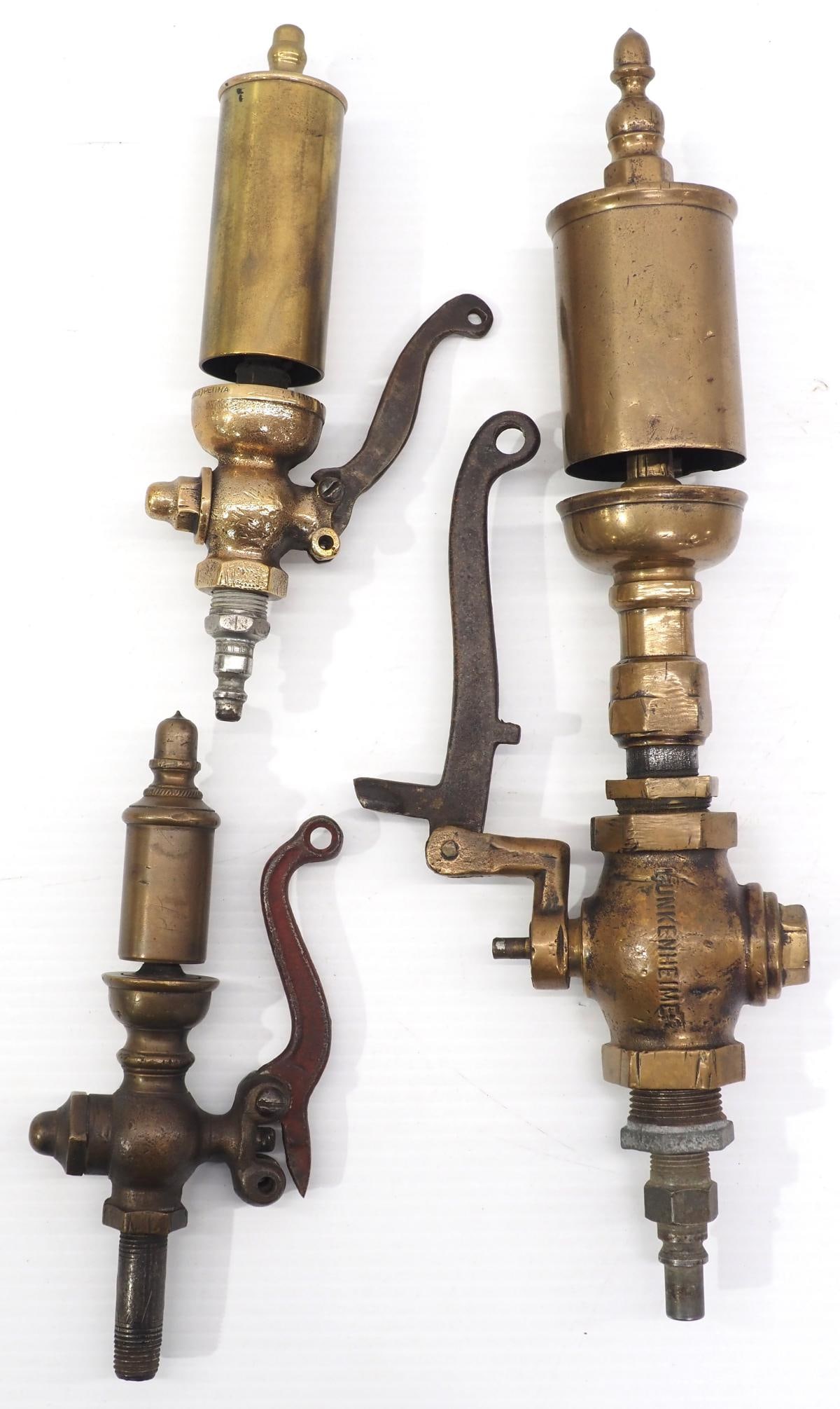 (3) Brass steam whistles (1 of 2)