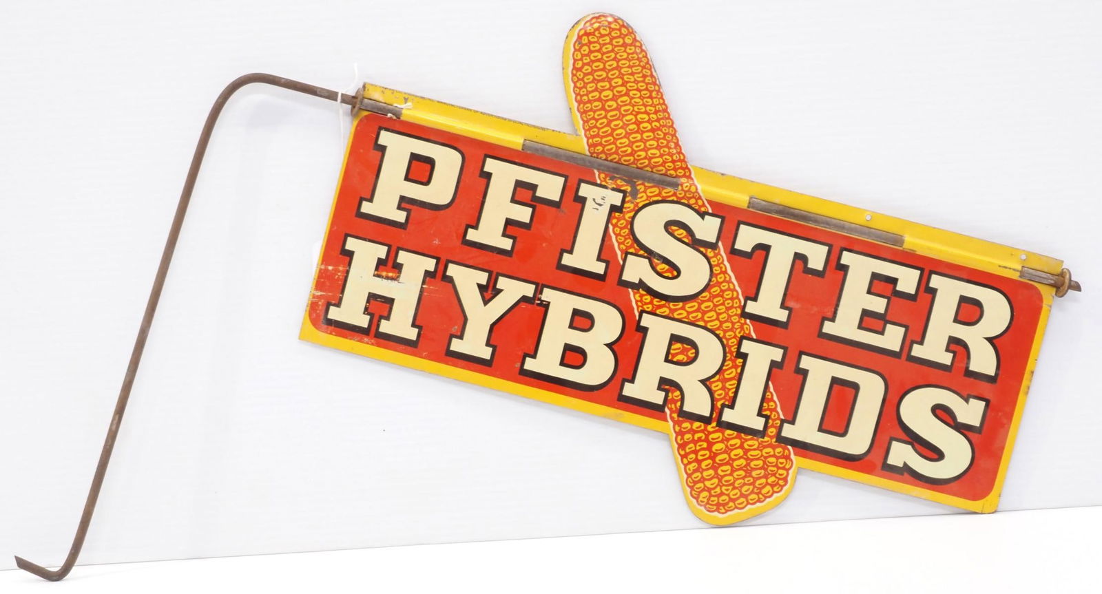 Pfister Hybrids fence spinner sign (1 of 3)
