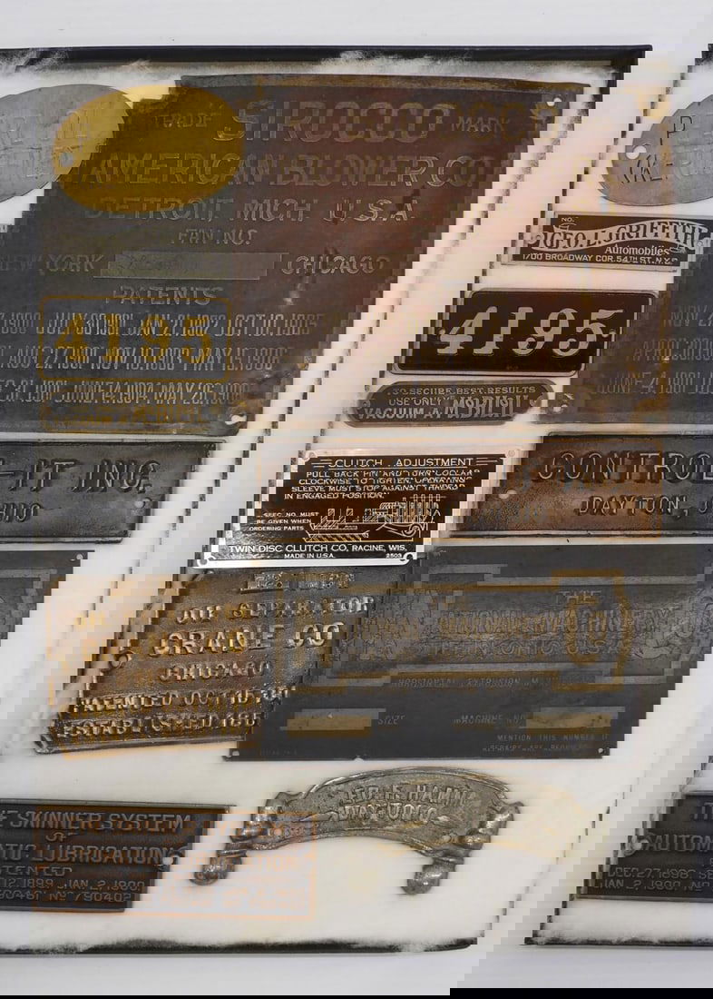 Assorted brass plates (1 of 1)