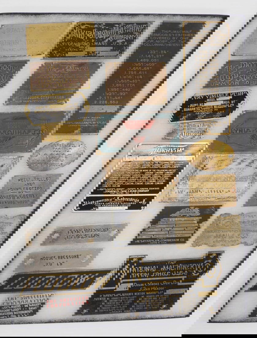 Assorted brass plates (1 of 1)