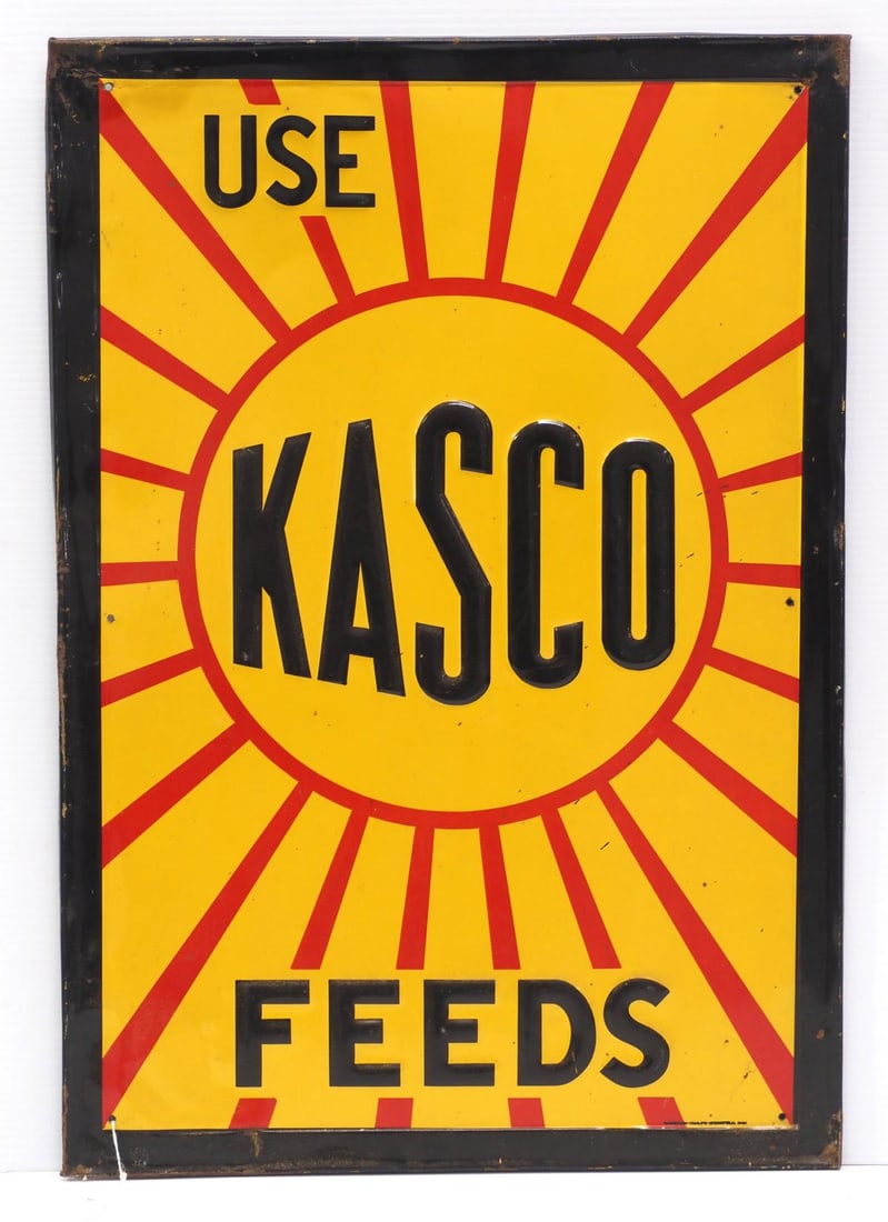 Kasco Feeds sign: 18"x26" SST Kasco Feeds sign - Fair