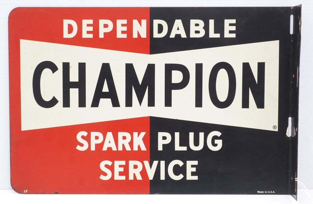 Champion Spark Plug Service sign (1 of 4)