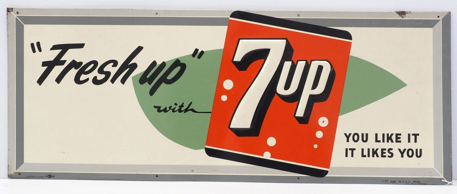 Fresh 7-Up sign (1 of 4)