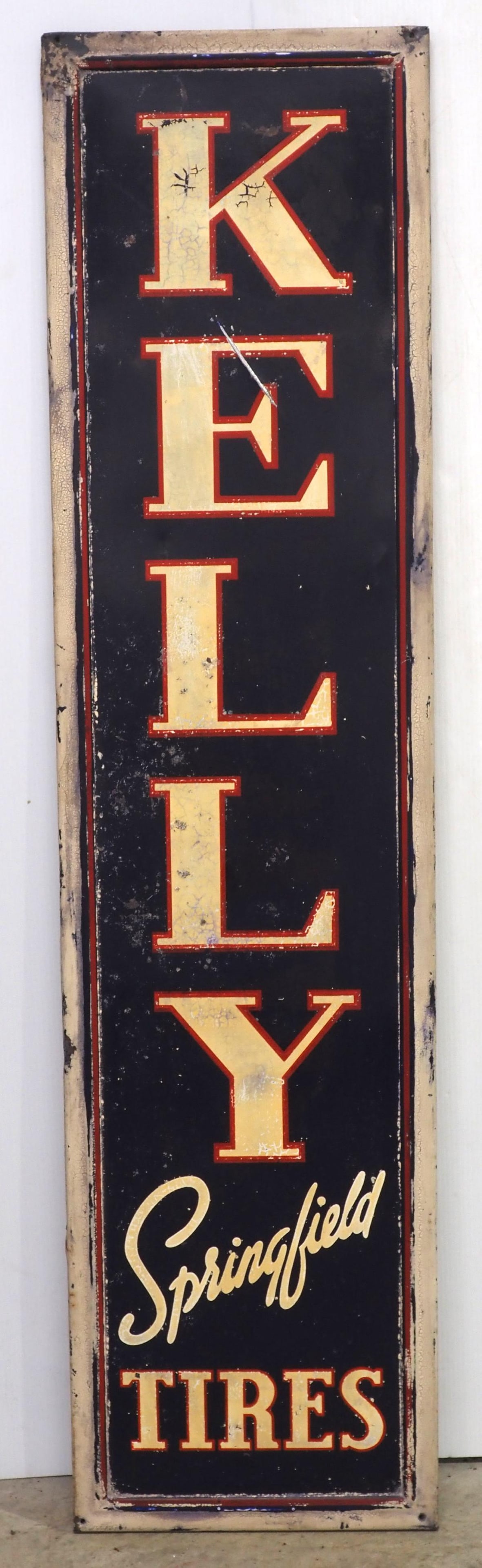 Kelly Springfield Tires self-framed sign (1 of 5)