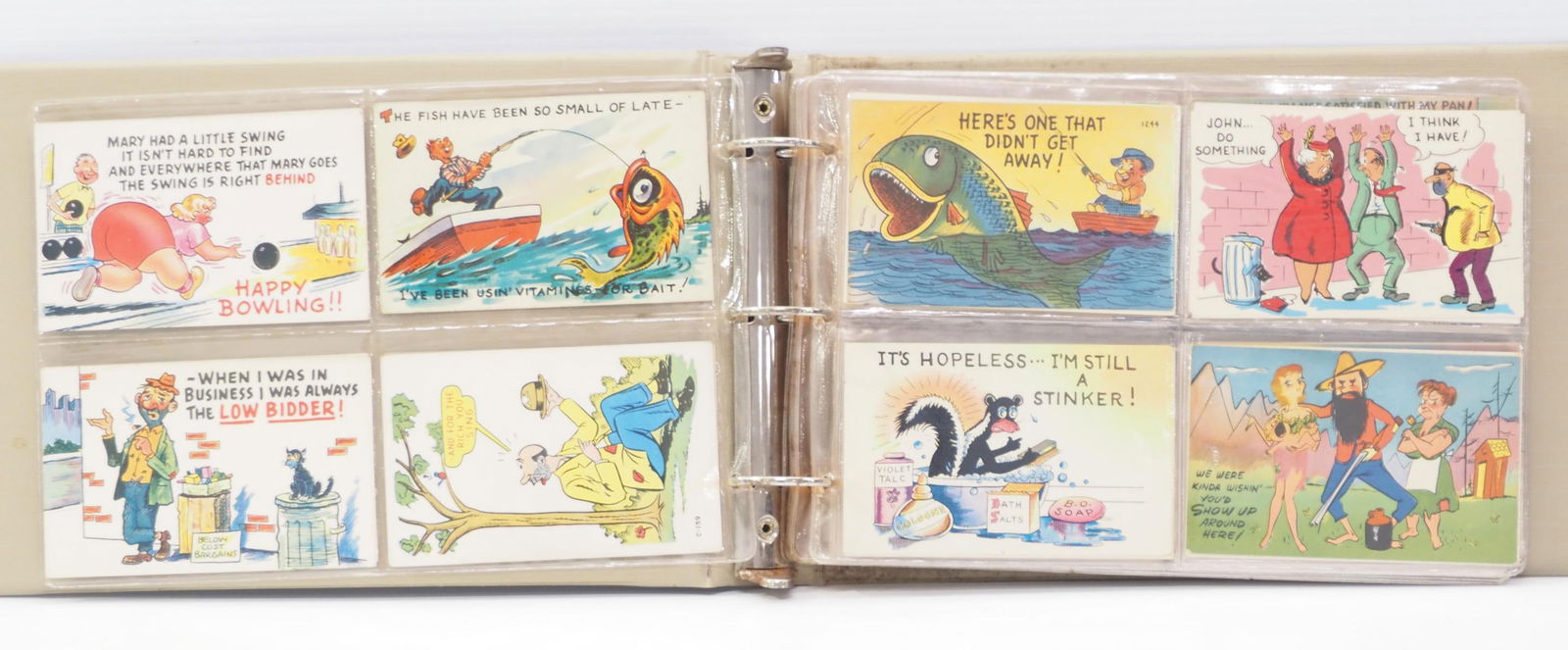 Approx. 100 vintage humorous cartoon postcards (1 of 3)