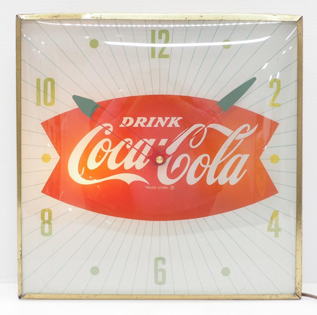 Coca Cola bubble lighted clock (1 of 2)