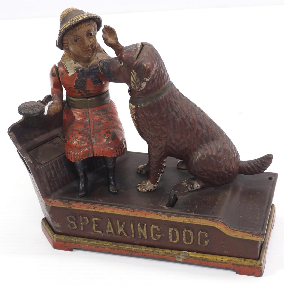 Speaking Dog cast iron mechanical bank (1 of 5)