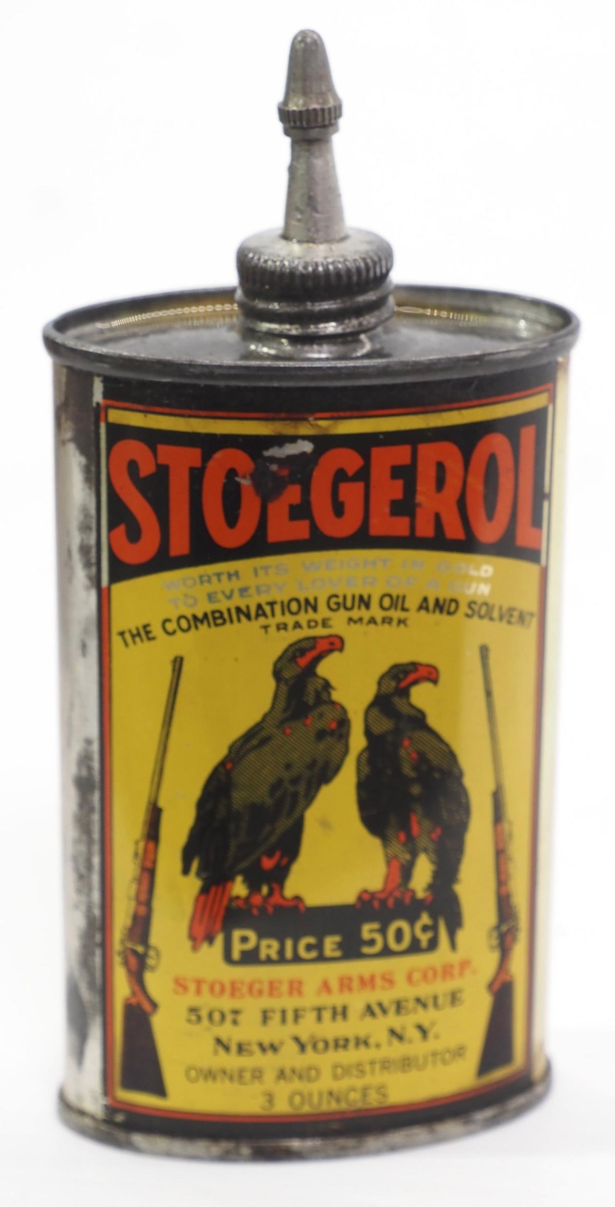 Stoegerol Gun Oil/Solvent 3-ounce tin (1 of 2)