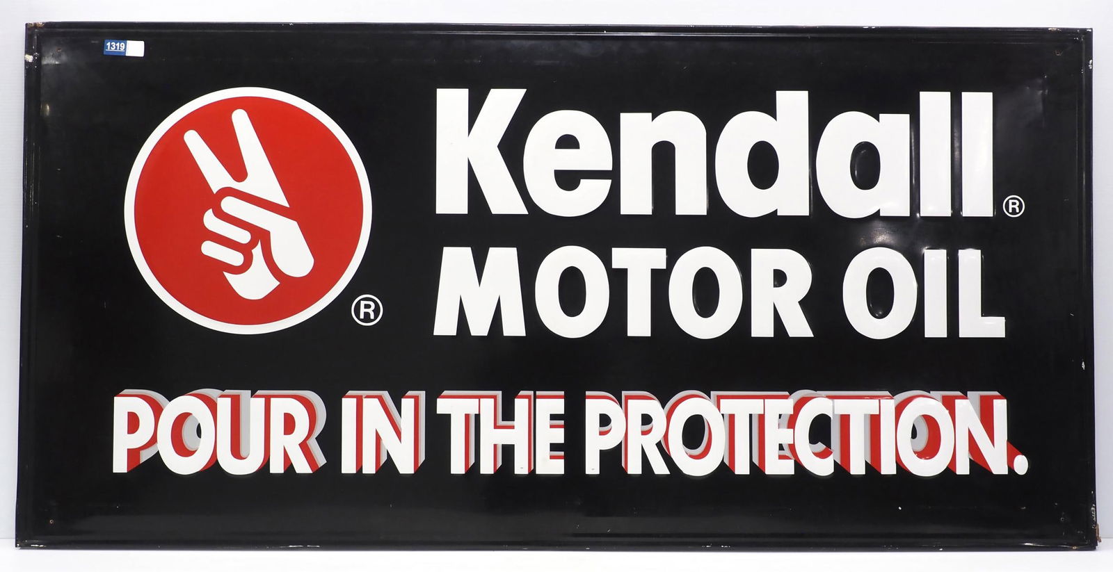 Kendall Motor Oil self-framed sign (1 of 4)