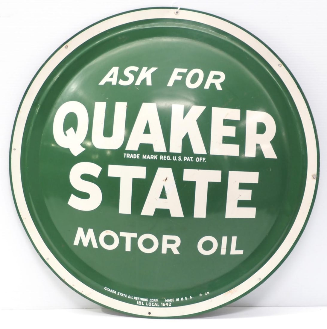 Quaker State Motor Oil sign (1 of 3)