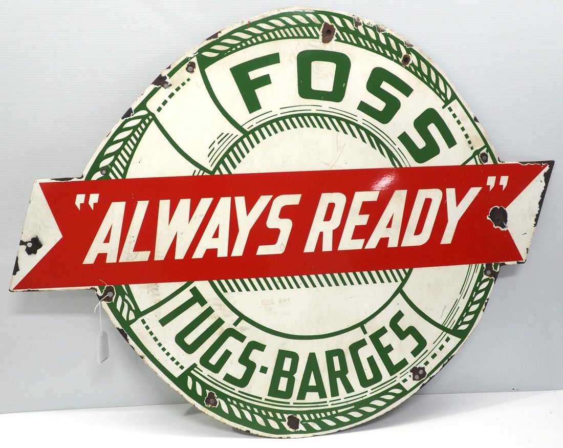 Foss Tugs-Barges "Always Ready" sign (1 of 6)