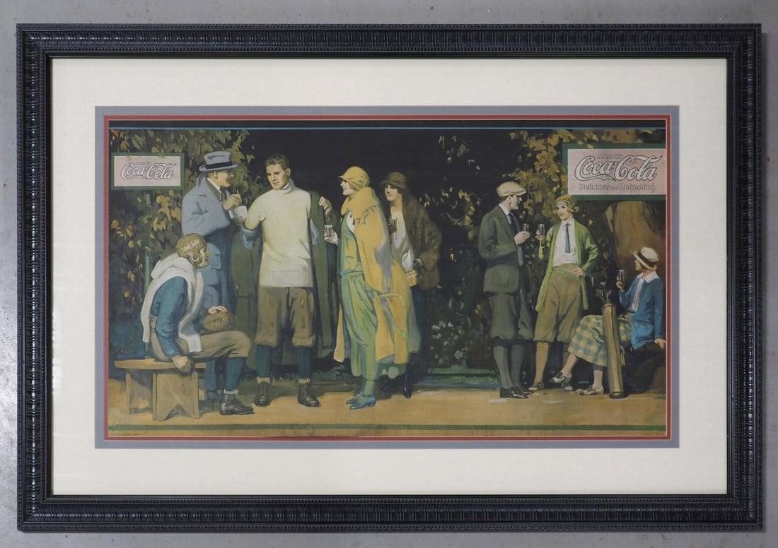 Original 1924 Coca Cola lithograph (1 of 4)