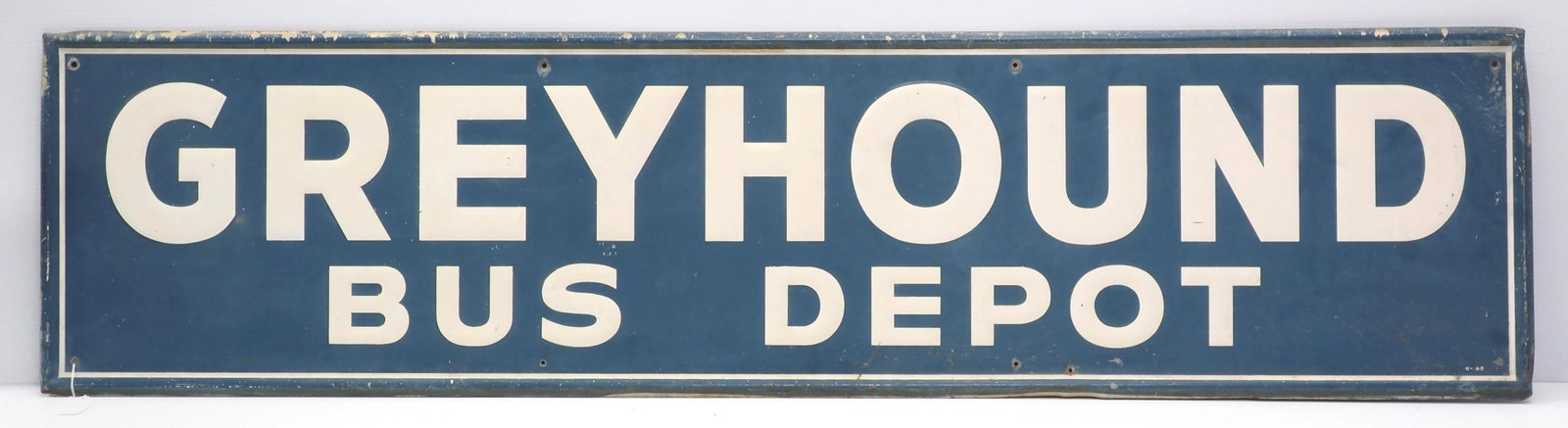 Greyhound Bus Depot self-framed sign (1 of 3)