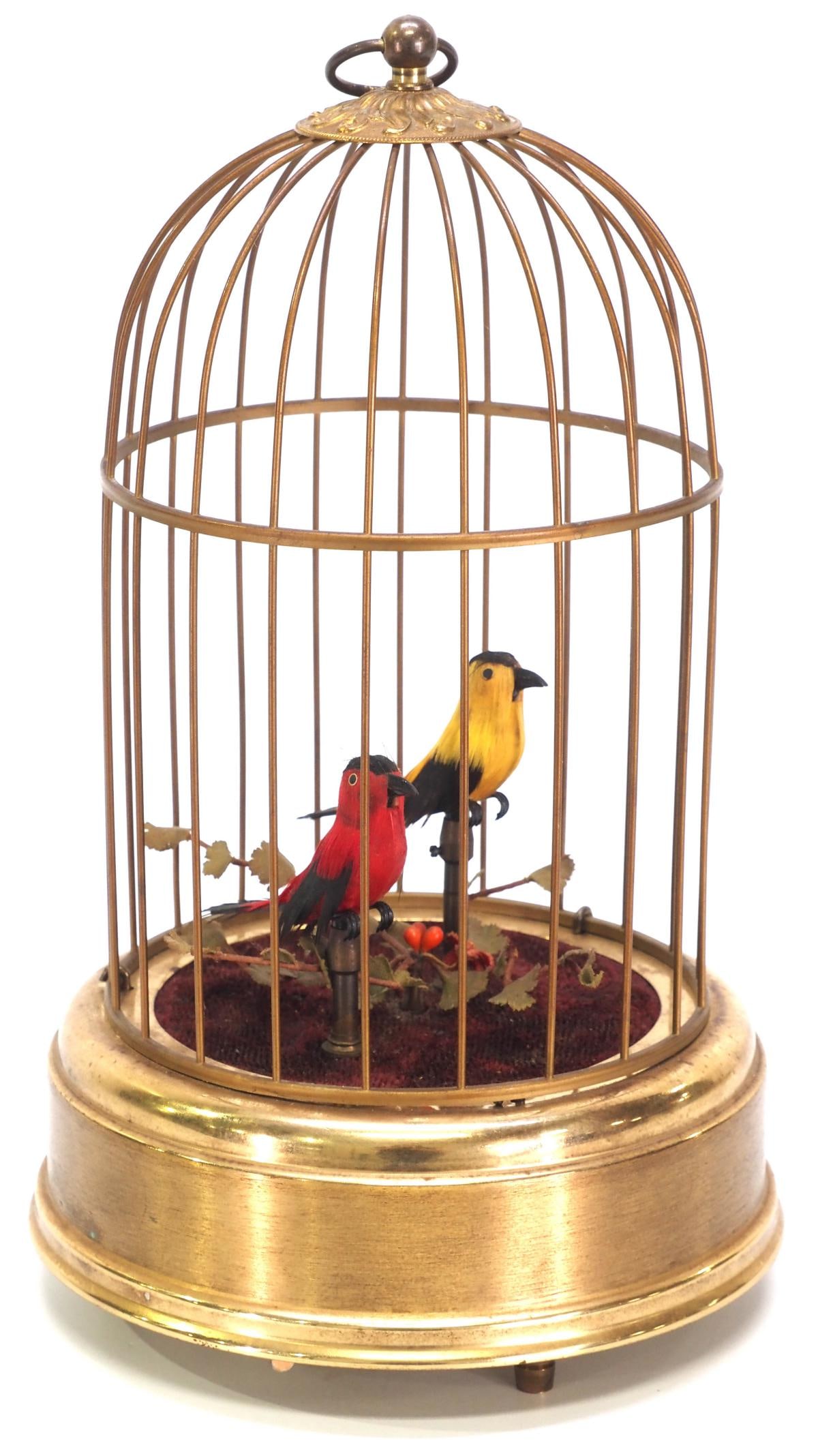 Linden Key-wind Automaton Music Box with Birds (1 of 3)