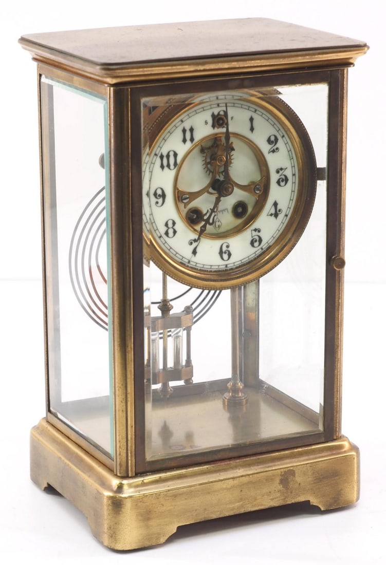 Gilbert Crystal Regulator 8-Day Clock (1 of 5)