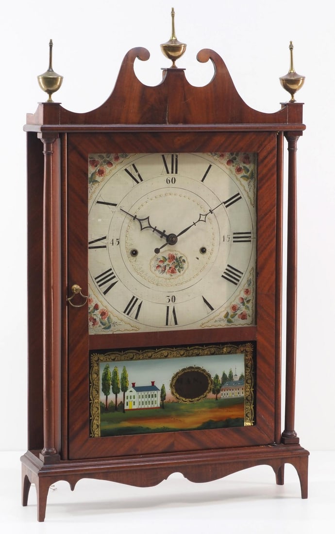 RARE Seth Thomas Off-Center Pillar & Scroll Clock (1 of 6)